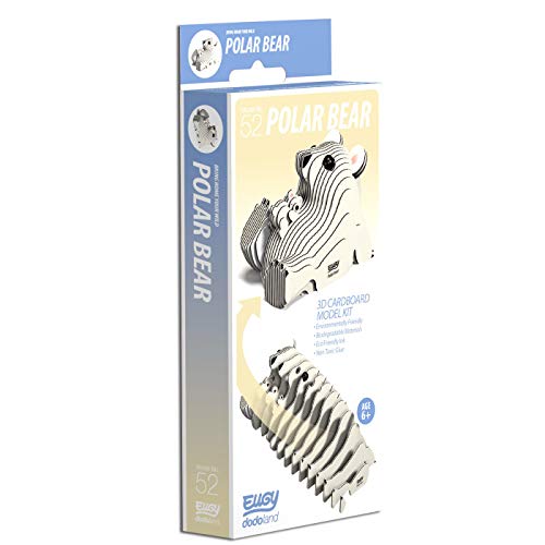 EUGY 3D Polar Bear Model Modell:, Bastelset von EUGY