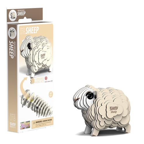 EUGY 3D Sheep Model Tier Modell:, Bastelset von EUGY