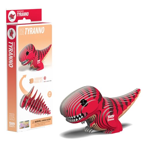 EUGY 3D T Rex Tyranno Dinosaurier-Modell, Bastelset von EUGY