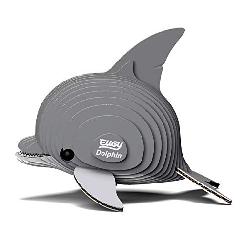 EUGY 650021 Delfin, 3D Tier-Puzzle für Kinder und Erwachsene zum Zusammenbauen, DIY Tierfigur, Bastelset ab 6 Jahren EUGY 650021 Delfin, 3D Tier-Puzzle für Kinder und Erwachsene zum Zusammenbauen, DIY Tierfigur, Bastelset ab 6 Jahren von EUGY