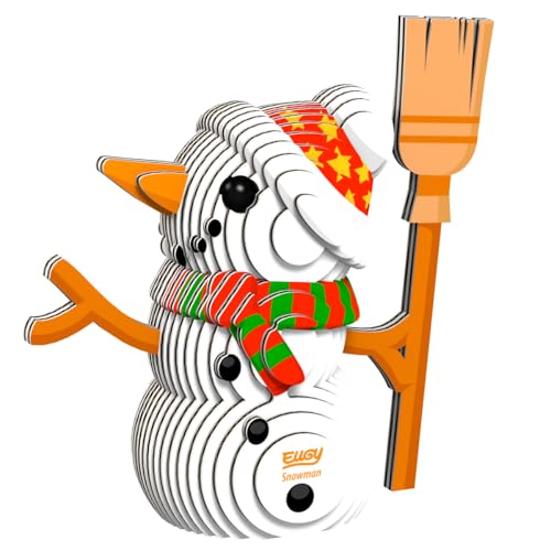 EUGY 650056 Schneemann, 3D Tier-Puzzle für Kinder und Erwachsene zum Zusammenbauen, DIY Tierfigur, Bastelset ab 6 Jahren EUGY 650056 Schneemann, 3D Tier-Puzzle für Kinder und Erwachsene zum Zusammenbauen, DIY Tierfigur, Bastelset ab 6 Jahren von EUGY