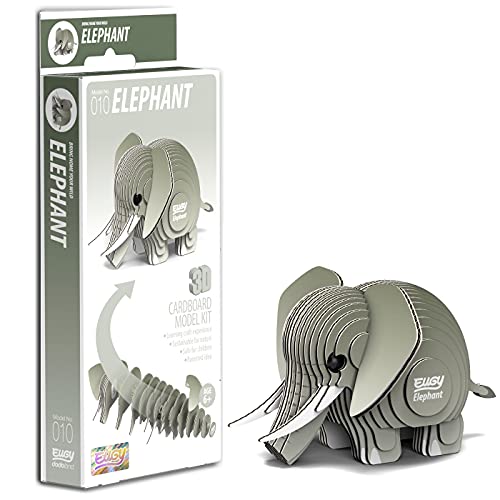 EUGY D5002 Elephant Model Craft Kit Tier 3D-Elefantenmodell-Bastelset von EUGY