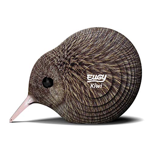 EUGY EH-001 Kiwi 3D-Puzzle, Braun von EUGY