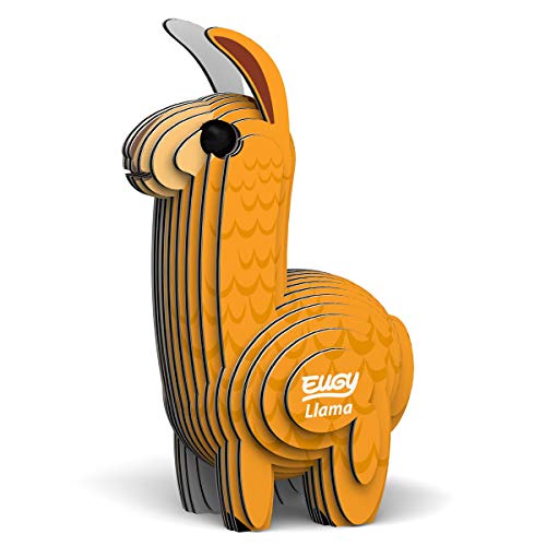 EUGY EH-034 Llama Tier 3D-Puzzle, Braun von EUGY