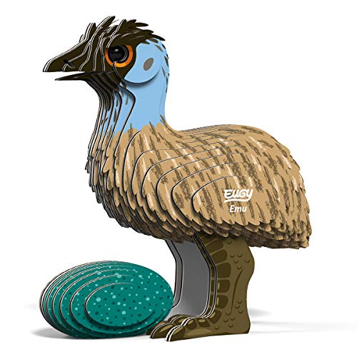 EUGY EH-057 Emu 3D-Puzzle, Braun von EUGY