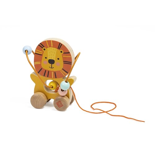 EUREKAKIDS Dragable Löwe mit Mini-Schleife Wild EUREKAKIDS für Jungen und Mädchen 50.0 - Lernspiel - Babys > Spielzeug und Geschenke für Babys > Mitnehmbar von EUREKA KIDS