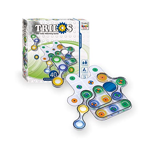 Eureka Ah!Ha games 473549 Trilos Puzzle, EIN Spiel der visuellen Wahrnehmung und logischen Denken von EUREKA