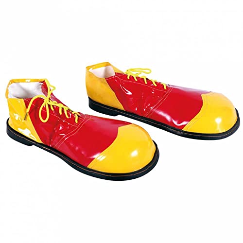 EUROCARNAVALES Clownschuhe aus Vinyl, gelb und rot von EUROCARNAVALES