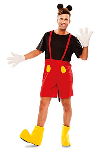 EUROCARNAVALES Maus-Kostüm für Herren Karneval-Kostüm schwarz-rot-gelb EUROCARNAVALES Maus-Kostüm für Herren Karneval-Kostüm schwarz-rot-gelb von EUROCARNAVALES