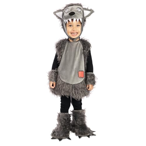 EUROCARNAVALES Wildwolf Kostüm aus Plüsch für Kinder (1 bis 2 Jahre) von EUROCARNAVALES