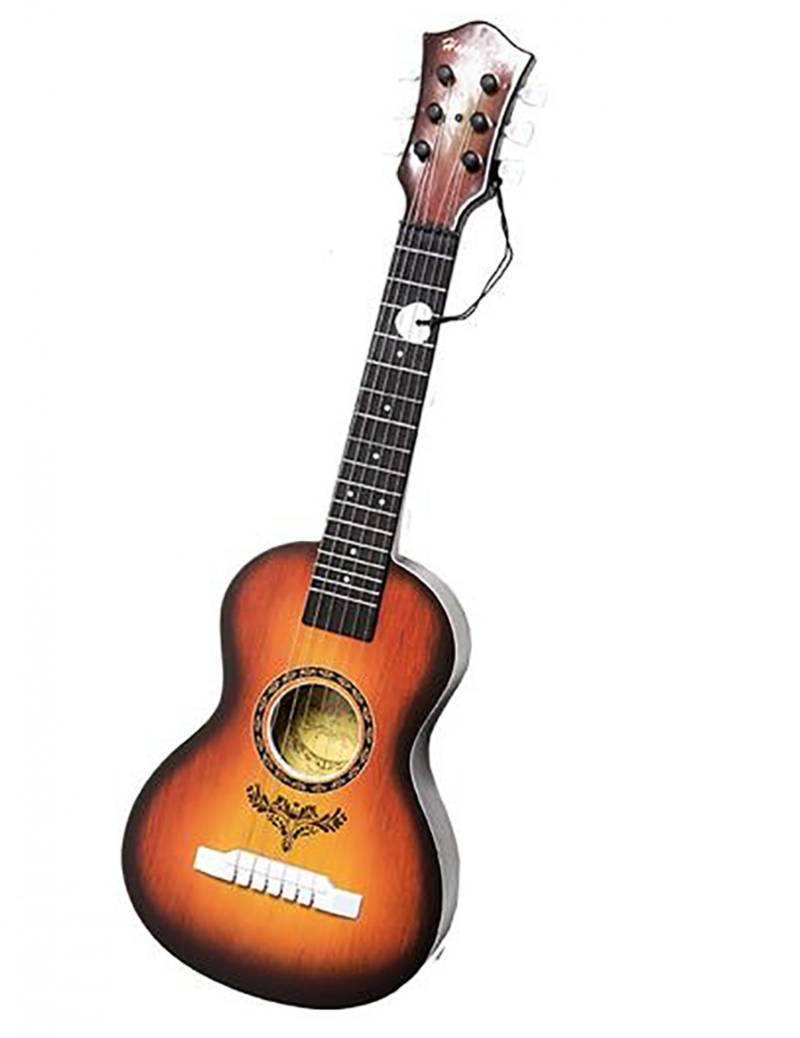 Ukulele Hawaii-Accessoire Instrument braun 58 cm von EUROCARNAVALES