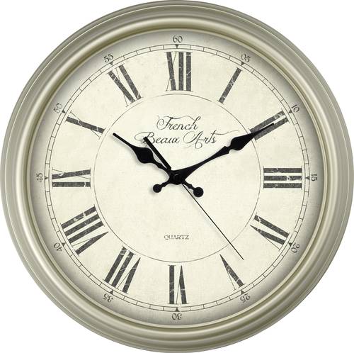 EUROTIME 89891-12 Quarz Wanduhr 31cm Elfenbein von EUROTIME