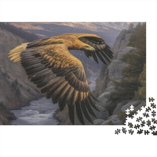 Adler Puzzlespiel 1000 Teile Puzzle Für Erwachsene Und Kinder Ab 14 Jahren, Puzzle-Motiv Erwachsenen Puzzlespiel Puzzel 1000pcs (75x50cm) von EUZZDHESP