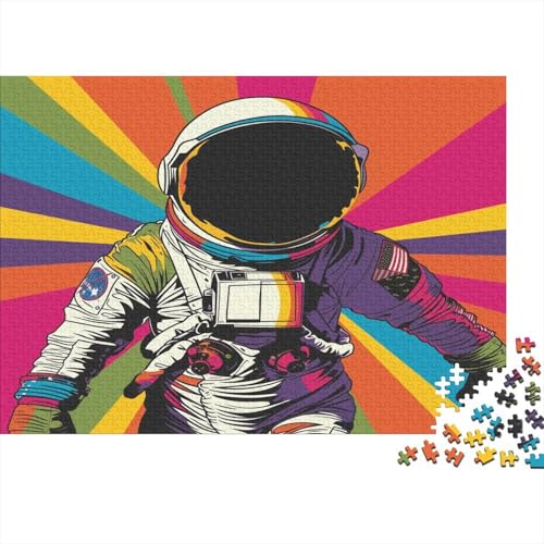 Astronaut Puzzlespiel 1000 Teile Puzzle Für Erwachsene Und Kinder Ab 14 Jahren, Erwachsenen Puzzlespiel Puzzel 1000pcs (75x50cm) von EUZZDHESP