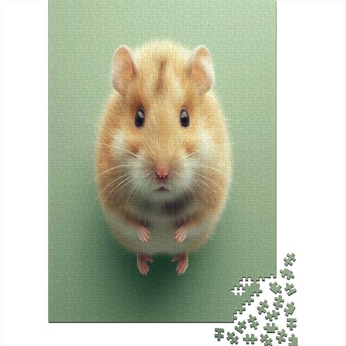 Hamster Puzzle 1000 Teile Puzzle Für Erwachsene Und Kinder Ab 14 Jahren Puzzel 1000pcs (75x50cm) von EUZZDHESP