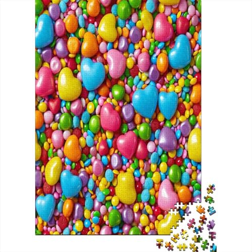 Süßigkeiten Puzzle 1000 Teile,Puzzle Für Erwachsene, Impossible Puzzle, Geschicklichkeitsspiel Für Die Ganze Familie,Puzzle Legespiel- Erwachsenenpuzzle Puzzel 1000pcs (75x50cm) von EUZZDHESP