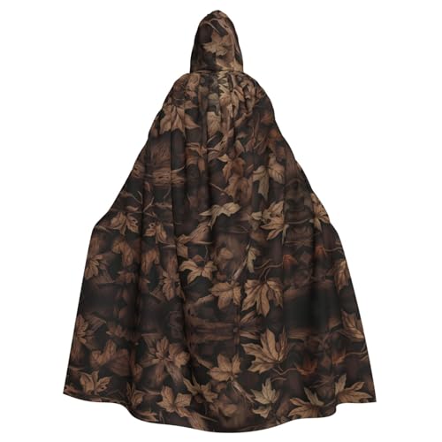 EVANEM Herbst Camoflauge Kapuzenumhang Unisex Erwachsene Umhang Halloween Weihnachten Party Cosplay Kostüm von EVANEM