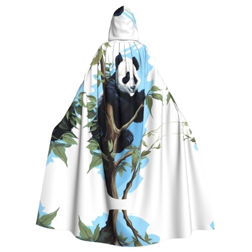 EVANEM Naughty Panda Kapuzenumhang Unisex Erwachsene Umhang Halloween Weihnachten Party Cosplay Kostüm von EVANEM