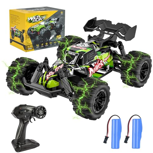 EVARY Ferngesteuertes Auto ab 5 6 7 8+ Jahre,2.4Ghz RC Auto,All Terrain Off Road RC Monstertruck 20KM/H Rennauto Ferngesteuert für Junge Mädchen Kinder Remote Controlled Car von EVARY