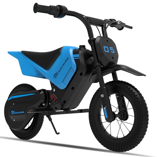 EVERCROSS EV05M Elektromotorrad Kinder, 150W Elektromotorrad, 8/16 km/h Geschwindigkeitsmodus & 10 km Langstrecken-Elektromotorrad, 12'' Moto Cross für Kinder von 3-12 Jahren EVERCROSS EV05M Elektromotorrad Kinder, 150W Elektromotorrad, 8/16 km/h Geschwindigkeitsmodus & 10 km Langstrecken-Elektromotorrad, 12'' Moto Cross für Kinder von 3-12 Jahren von EVERCROSS