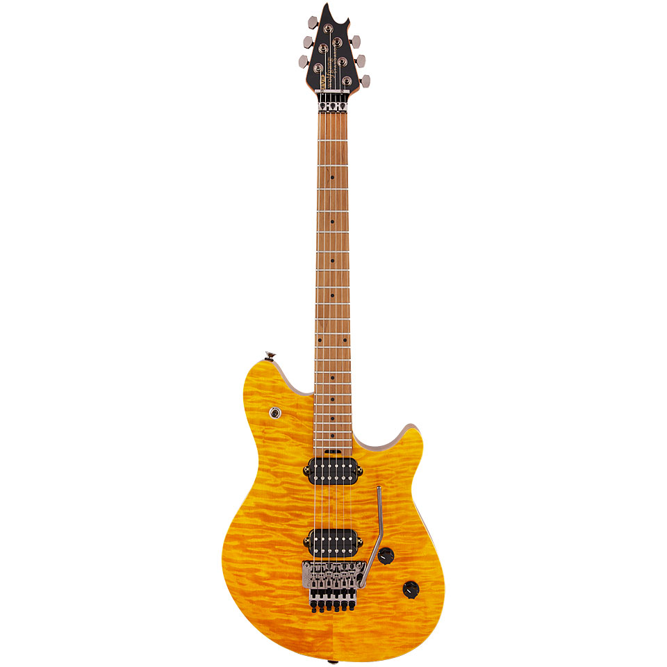 EVH Wolfgang Standard QM Trans Amber E-Gitarre von EVH