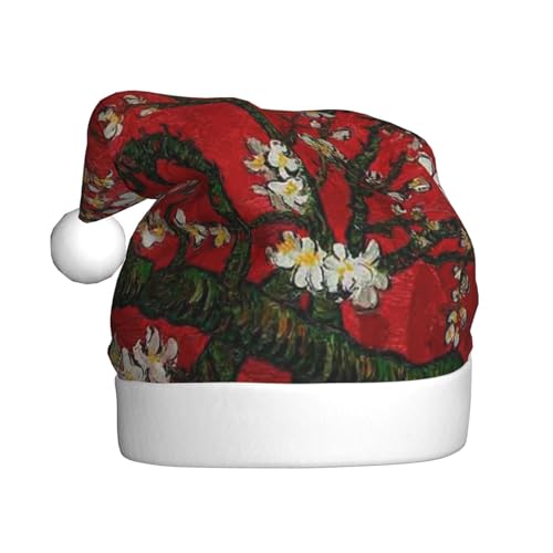 EVIUS Wasserdichte Weihnachtsmütze mit Blume, Weihnachtsmann-Tasse, Erwachsene, Unisex, Weihnachtsmützen, Neujahrskopfschmuck, verkleiden sich für einen entzückenden festlichen Look. von EVIUS