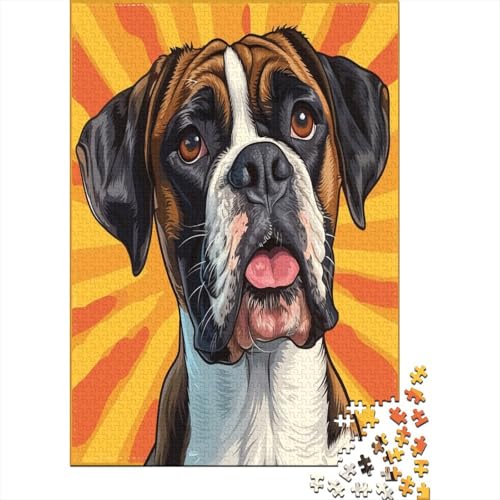 Boxer Puzzlespiel 1000 Teile Puzzles Für Erwachsene Lernspiel Herausforderung Spielzeug 1000 Teile Puzzles Für Erwachsene Kinder Erwachsenen Puzzlespiel Puzzel 1000pcs (75x50cm) von EVMILA