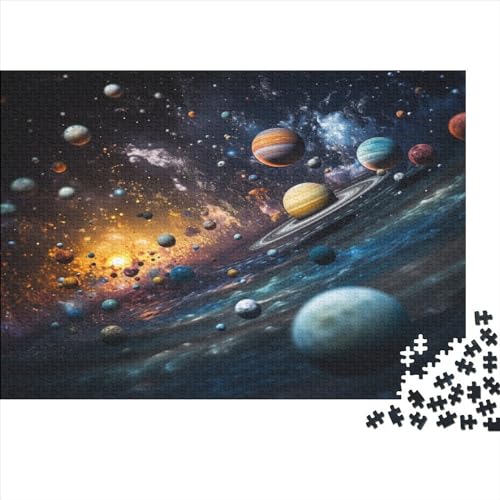 Celestial Body Puzzle Klassische Puzzle Erwachsene Puzzle Holzspielzeug Spielepuzzles Einzigartiges Geschenk Gaming Planets Puzzle Moderne Wohnkultur 1000pcs (75x50cm) von EVMILA