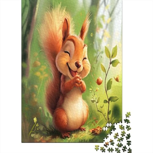 Eichhörnchen Puzzle 1000 Teile Puzzle Für Erwachsene Und Kinder Ab 14 Jahren Puzzel 1000pcs (75x50cm) von EVMILA