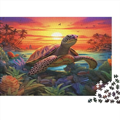 Tropical Beach Puzzle, Challenge Gaming Wildlife Puzzle Gamer Geschenk Als Herausforderndes Puzzle Für Erwachsene Jugendliche 1000pcs (75x50cm) von EVMILA