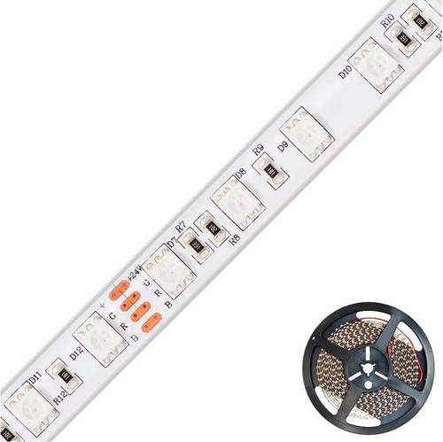 EVN LSTRSB6724305099 LSTRSB6724305099 LED-Streifen mit Lötanschluss 24V 5000mm RGB 1St. von EVN