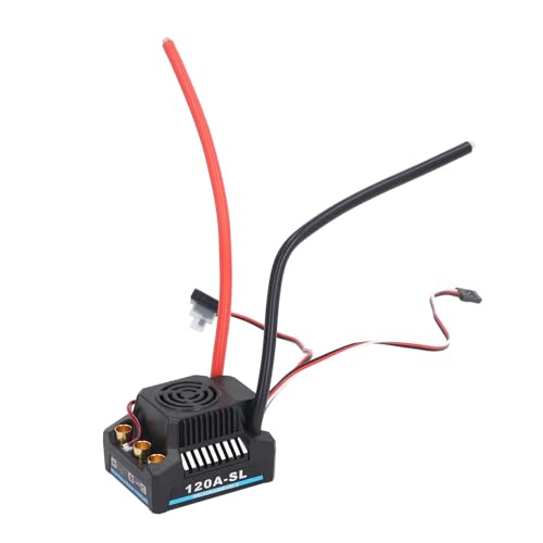 120A bürstenloser ESC -RC RC Elektronischer Geschwindigkeitsregler für 1/8 1/10 Modellauto von EVTSCAN