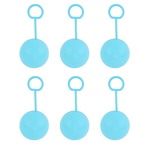 6pcs wiederverwendbare Wasserballons Silikon Schnelle Füllung selbstversiegelter Splash -Ball -Spielzeug Sommer im Freien Pool Beach Spiele (Blue) von EVTSCAN