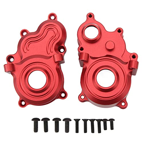 Aluminiumlegierungsgetriebe mit mittlerer Getriebeschale für Traxxas E Revo VXL 2.0 1/10 RC -Auto (Red) von EVTSCAN