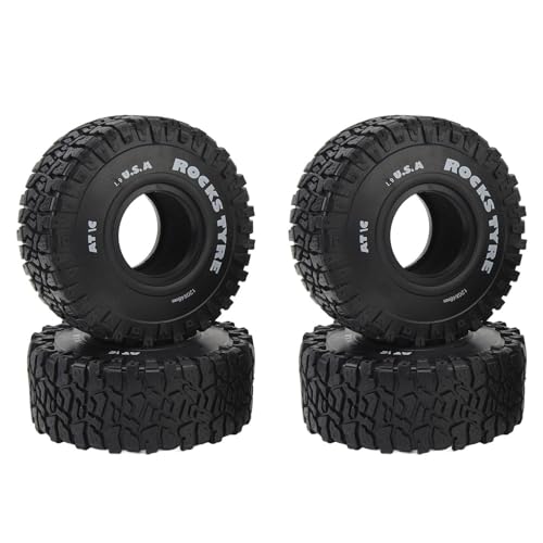 EVTSCAN 1/10 RC Crawler -Reifen -Set Good Grip Gummi -Radreifen SCX10 RC -Auto Teil von EVTSCAN