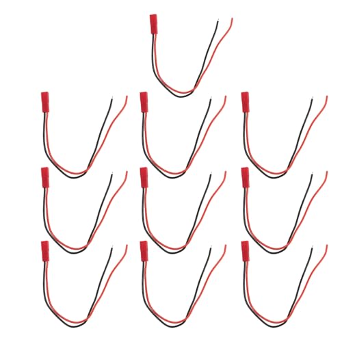 EVTSCAN 10PCS Motor Schweißdraht JST Buchse für RC Modell Autos Spielzeug Batterie 160mm Länge Isolierte Silikon von EVTSCAN