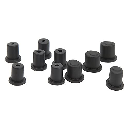 EVTSCAN 10PCS RC Buchsenversteller Kunststoff Schwarz Verschleiß RC Buchsenversteller Ersatzteil für ZD Racing 1/7 von EVTSCAN