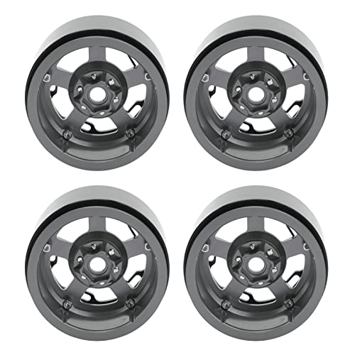 EVTSCAN 2,2 -Zoll -Rad Hub Universal CNC Processing Aluminiumlegierung hoher Verschleiß 1/10 RC Rad Hub Axial Scx10 (Ti Color) von EVTSCAN