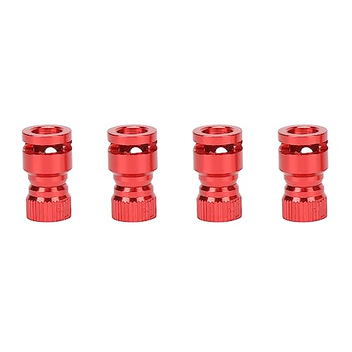 EVTSCAN 4pcs RC -Karosserieschalenhalter -Säulenloch -Locator Aluminiumlegierung für PC PVC Fernbedienungsauto -Schale (Red) von EVTSCAN