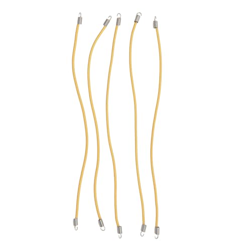 EVTSCAN 5pcs RC -Auto -Dachseil Nylon 20 cm RC Dachgepäck Seil für 1/8 1/10 Modellautos (Yellow) von EVTSCAN