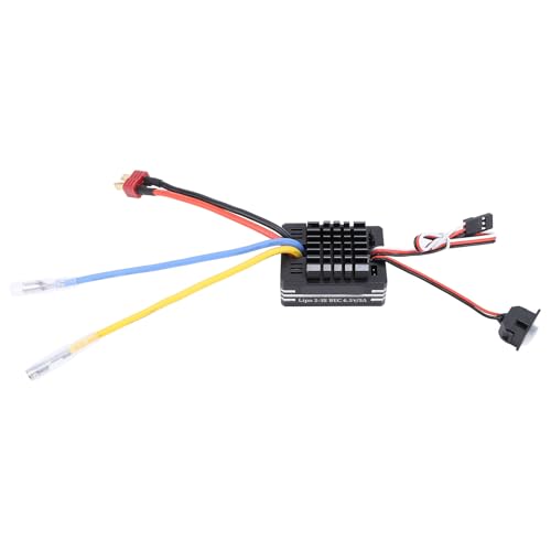 EVTSCAN 80A gebürsteter ESC langlebiger Metallgehäuse-Geschwindigkeitsregler D90 HSP Redcat Axial SCX10 HPI 1/10 RC-Auto von EVTSCAN