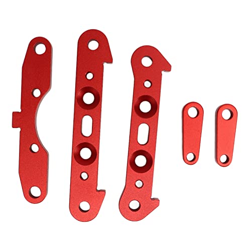 EVTSCAN Legierung Red Swing Arm Mount Set Hochfutteraufhängung Halterung für arrma 1/5 RC -Auto von EVTSCAN