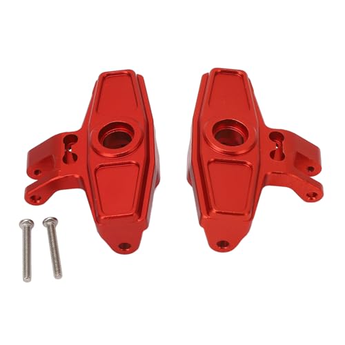 EVTSCAN RC Car C Hub Carrier Aluminiumlegierung Caster Block für UD1002SE SG1002 1/10 Wüste außerhalb der Straße LKW (Red) von EVTSCAN