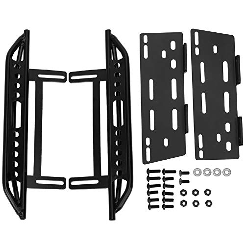 EVTSCAN RC-Car-Metall-Seitenpedal, für axiales SCX10 II 90046 Crawler 1/10 RC-Car-Metall-Trittbrett-Trittbrett-Trittbrettplatte von EVTSCAN