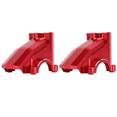 EVTSCAN RC Carbox Getriebe Ersatz 1/5 RC -Auto Aluminiumlegierung vorne hinten universelle Differentialabdeckung (Red) von EVTSCAN