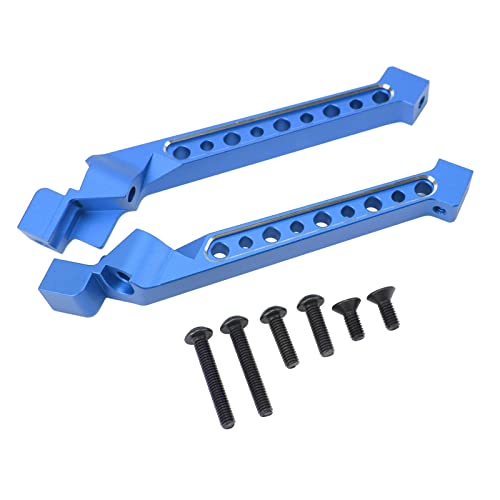 EVTSCAN RC Chassis Brace Aluminiumlegierung Upgrades für 4WD -Sledg -Auto (Blue) von EVTSCAN