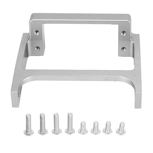 EVTSCAN RC Crawler Metal Servo Mount Ersatz Aluminiumlegierung Stall RC Car Servo Mount für axiale SCX10 II 1/10 RC -Autos (Silver) von EVTSCAN