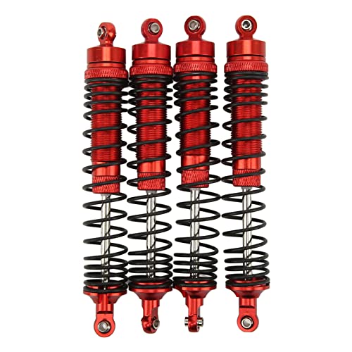 EVTSCAN RC -Stoßdämpfer Set Premium Aluminiumlegierung ausgeglichenes Fahrerlebnis Losi 1/8 (Red) von EVTSCAN