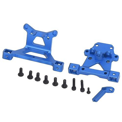 EVTSCAN RC Vordere Karosserie Halterung Halterung Aluminium Legierung Shell Post Befestigung Set E Revo Schrägstrich 1/16 RC Auto Verringerung Gewicht Verbesserung der Haltbarkeit (Blue) von EVTSCAN