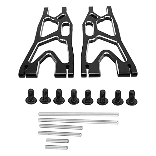 EVTSCAN RC vorne hinten untere Suspension Arm Aluminiumlegierung Ersatzteile für x maxx 1/5 RC -Auto (Black) von EVTSCAN